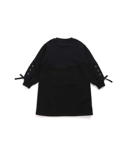 SISTER JENNI（SISTER JENNI）の「裏起毛ボアポケットワンピ（ワンピース・キッズ・グレー/ブラック・160cm/150cm/140cm/130cm）」の13枚目の写真