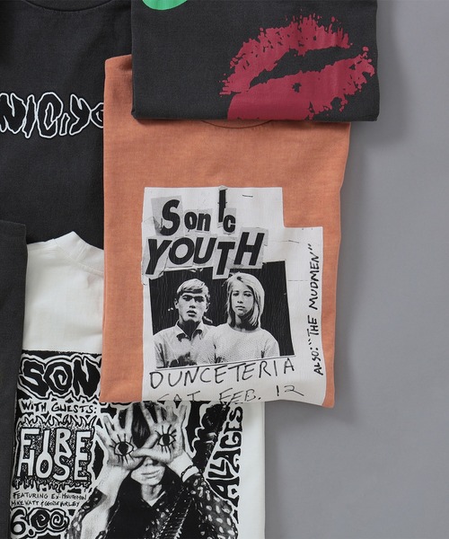 Insonnia PROJECTS（インソニアプロジェクト）の「Insonnia Projects / SONIC YOUTH 100% DIRTY プリントTシャツ（Tシャツ/カットソー・メンズ・ブラック系その他4・3/2/1）」の10枚目の写真