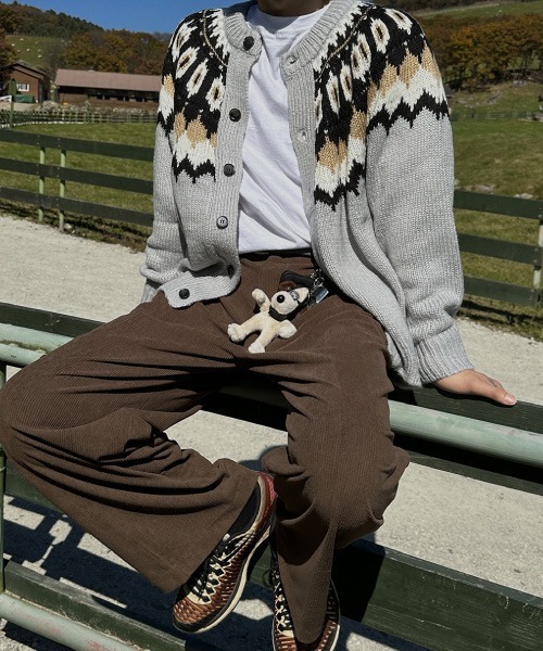 ASCLO（エジュクロ）の「ASCLO Nordic Knit Cardigan