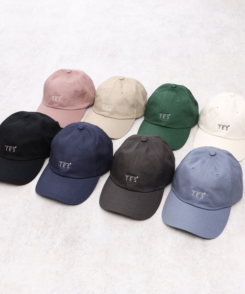 The Endless Summer(エンドレスサマー)の「TES LOW CAP / キャップ(キャップ・メンズ・ベージュ/チャコール/ネイビー/サックスブルー/オフホワイト/ピンク系その他4/ブラック/ダークグリーン・FREE)」の9枚目の写真