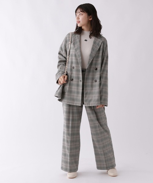 repipi armario(レピピ アルマリオ)の「ウエストロゴピンタックパンツ(スラックス・キッズ・グレー/チェック/ネイビー・SMALL/MEDIUM/LARGE)」の14枚目の写真
