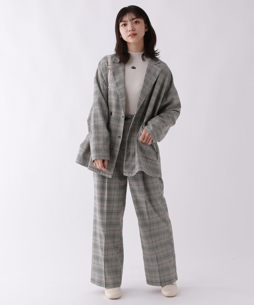 repipi armario(レピピ アルマリオ)の「ウエストロゴピンタックパンツ(スラックス・キッズ・グレー/チェック/ネイビー・SMALL/MEDIUM/LARGE)」の16枚目の写真