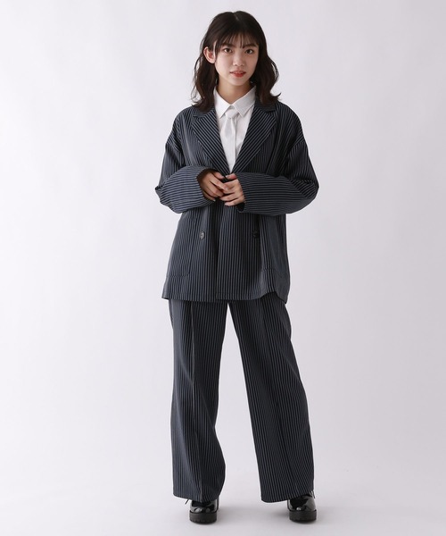 repipi armario(レピピ アルマリオ)の「ウエストロゴピンタックパンツ(スラックス・キッズ・グレー/チェック/ネイビー・SMALL/MEDIUM/LARGE)」の6枚目の写真