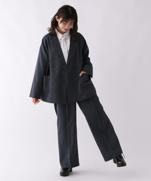 repipi armario(レピピ アルマリオ)の「ウエストロゴピンタックパンツ(スラックス・キッズ・グレー/チェック/ネイビー・SMALL/MEDIUM/LARGE)」の8枚目の写真