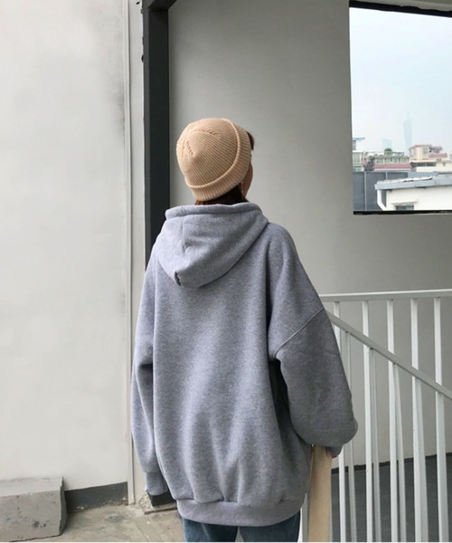 sevens（セブンズ）の「【sevens】カレッジロゴパーカー（パーカー・レディース・グレー/ブラック/ネイビー/レッド・FREE）」の8枚目の写真