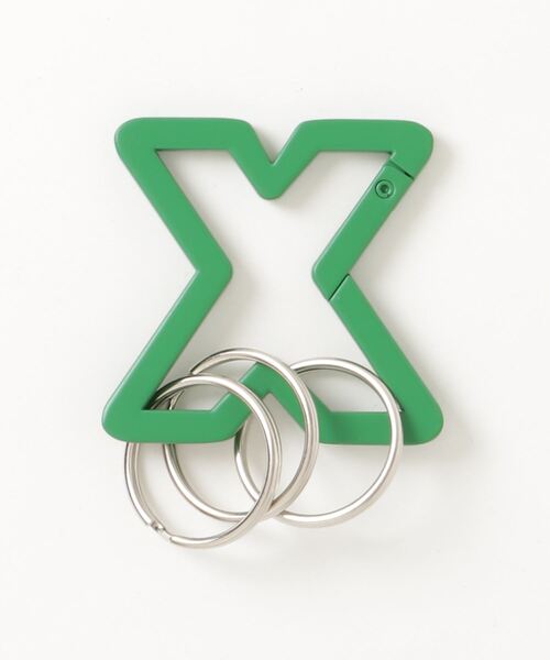 XLARGE（エクストララージ）の「X-SHAPED CARABINER（キーホルダー・メンズ・ブラック/グリーン/パープル/シルバー・ONE SIZE）」の9枚目の写真