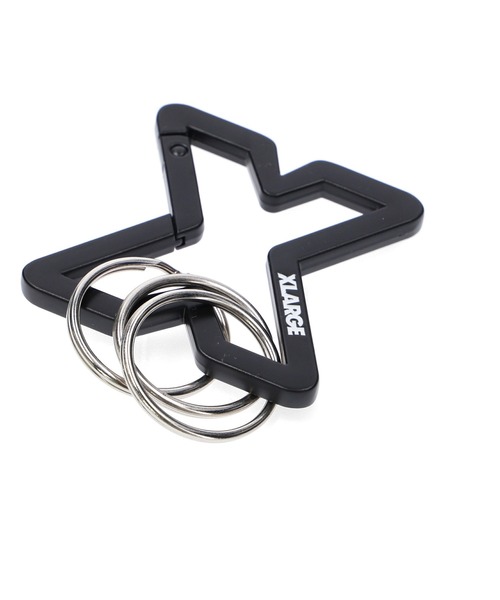 XLARGE（エクストララージ）の「X-SHAPED CARABINER（キーホルダー・メンズ・ブラック/グリーン/パープル/シルバー・ONE SIZE）」の6枚目の写真