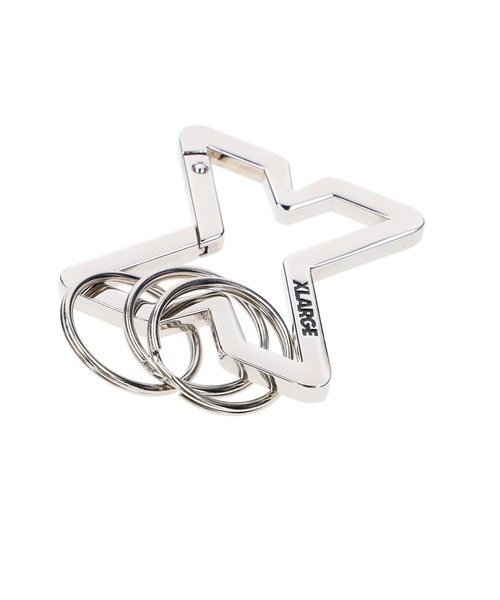 XLARGE（エクストララージ）の「X-SHAPED CARABINER（キーホルダー・メンズ・ブラック/グリーン/パープル/シルバー・ONE SIZE）」の7枚目の写真