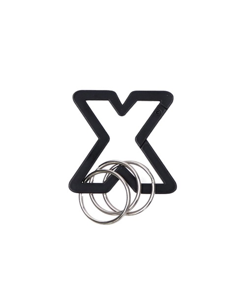 XLARGE（エクストララージ）の「X-SHAPED CARABINER（キーホルダー・メンズ・ブラック/グリーン/パープル/シルバー・ONE SIZE）」の5枚目の写真