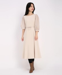 マットジャージ＊フローラクロス　ワンピース