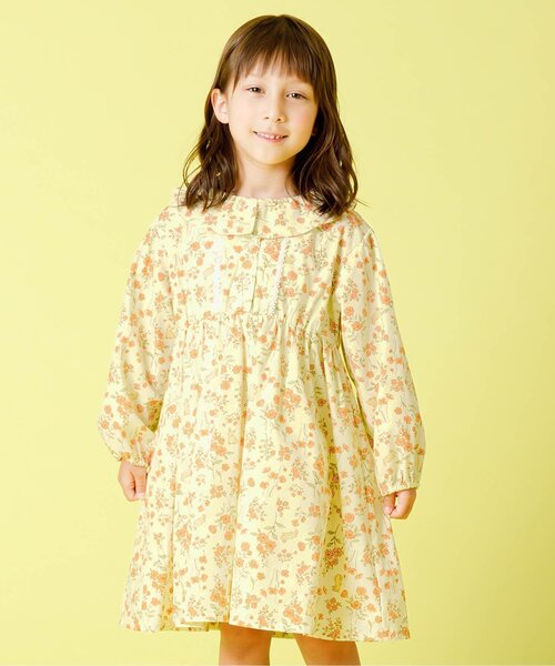 Seraph（セラフ）の「ラッフルカラーワンピース（ワンピース・キッズ・チェック/その他3/サックスブルー・90/100/110/120/80/130/95/140）」の2枚目の写真