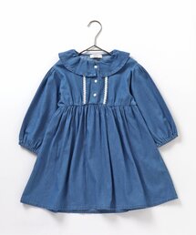 ラッフルカラーワンピース