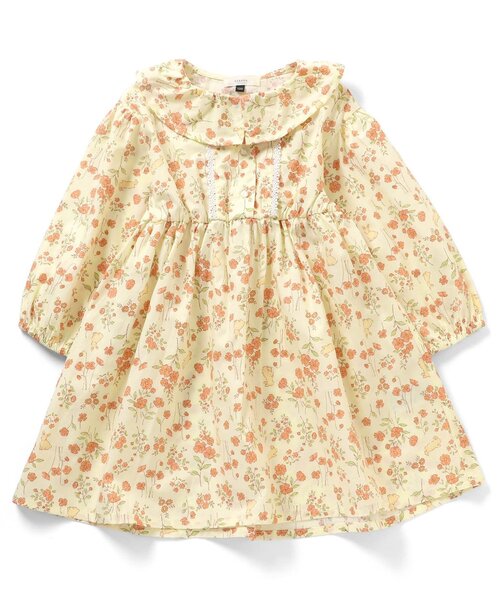 Seraph（セラフ）の「ラッフルカラーワンピース（ワンピース・キッズ・チェック/その他3/サックスブルー・90/100/110/120/80/130/95/140）」の12枚目の写真