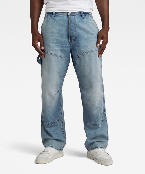 G-STAR(ジースター)の「CARPENTER 3D LOOSE JEANS/カーペンタージーンズ/ダブルニーワイドデニム(デニムパンツ・メンズ・インディゴブルー・27/30/28/30/29/30/30/30/31/30/32/30/34/30/33/30)」の10枚目の写真