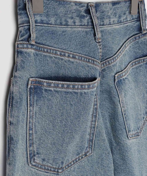 Heather(ヘザー)の「Denim Curve Pants 994789(デニムパンツ・レディース・ブルー/ブラック・S/M)」の9枚目の写真