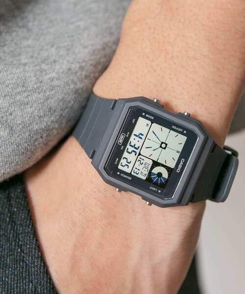 URBAN RESEARCH DOORS（アーバンリサーチドアーズ）の「CASIO　LF-20W（アナログ腕時計・メンズ・ブラック/アイボリー/チャコールグレー・FREE）」の7枚目の写真