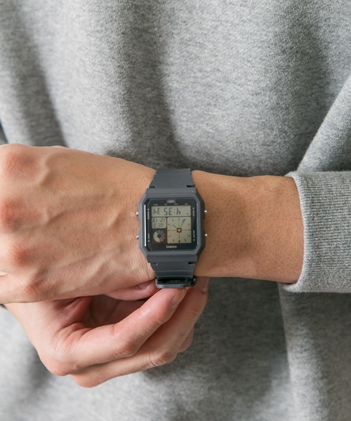 URBAN RESEARCH DOORS（アーバンリサーチドアーズ）の「CASIO　LF-20W（アナログ腕時計・メンズ・ブラック/アイボリー/チャコールグレー・FREE）」の8枚目の写真