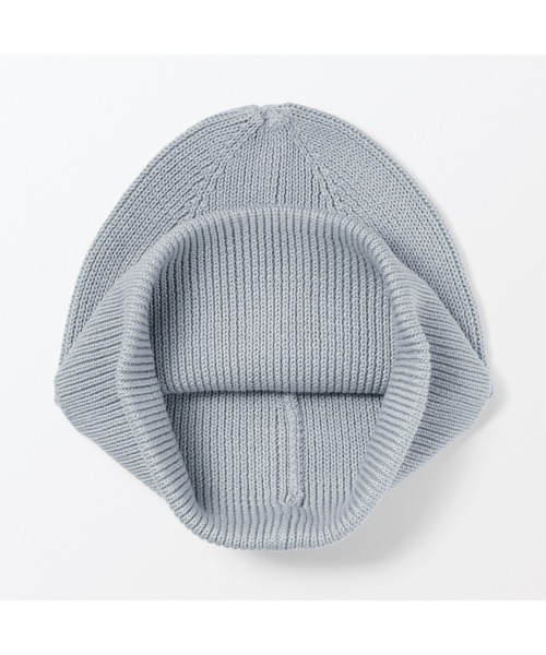無印良品(ムジルシリョウヒン)の「UVカット コットンシルク ワッチ(ニットキャップ/ビーニー・レディース・ライトパープル/ブラウン系1/ライトブルー/ブラック/ライトイエロー・55-59cm)」の19枚目の写真
