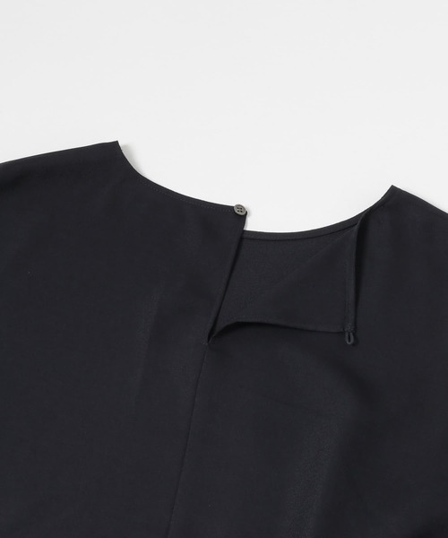 【URBAN RESEARCH】ボートネックギャザーブラウス URBAN RESEARCH（アーバンリサーチ）の「『MADE IN JAPAN