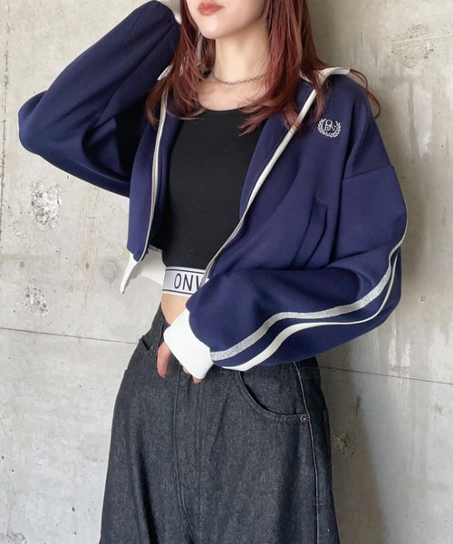 one way(ワンウェイ)の「トラックジャケット(その他アウター・レディース・ホワイト/ベージュ/グレー/ダークブルー・FREE)」の1枚目の写真