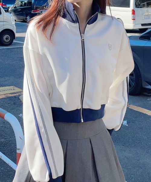 one way(ワンウェイ)の「トラックジャケット(その他アウター・レディース・ホワイト/ベージュ/グレー/ダークブルー・FREE)」の12枚目の写真