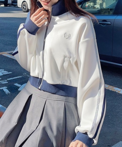 one way(ワンウェイ)の「トラックジャケット(その他アウター・レディース・ホワイト/ベージュ/グレー/ダークブルー・FREE)」の14枚目の写真