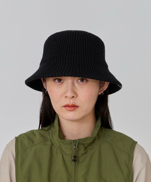 OVERRIDE（オーバーライド）の「OVERRIDE THERMO OGC RELAX HAT SG / オーバーライド（ハット・レディース・ライトグリーン/オフホワイト/ブラック・58cm）」の9枚目の写真