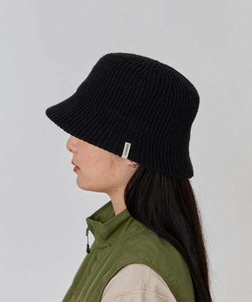OVERRIDE（オーバーライド）の「OVERRIDE THERMO OGC RELAX HAT SG / オーバーライド（ハット・レディース・ライトグリーン/オフホワイト/ブラック・58cm）」の10枚目の写真