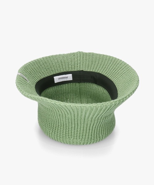 OVERRIDE（オーバーライド）の「OVERRIDE THERMO OGC RELAX HAT SG / オーバーライド（ハット・レディース・ライトグリーン/オフホワイト/ブラック・58cm）」の17枚目の写真