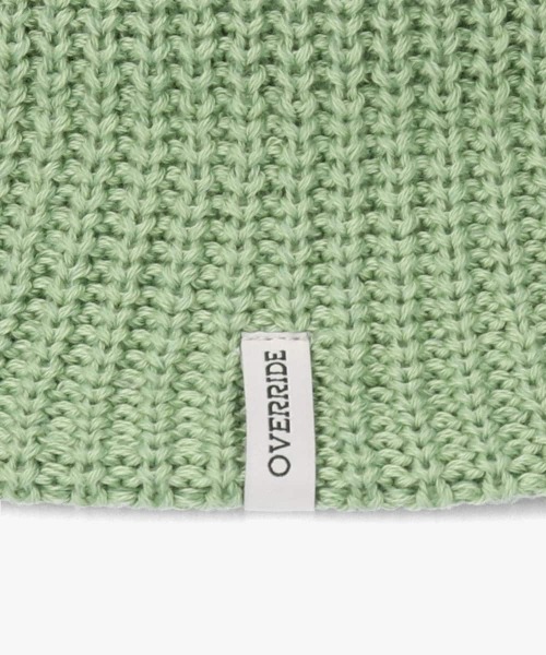 OVERRIDE（オーバーライド）の「OVERRIDE THERMO OGC RELAX HAT SG / オーバーライド（ハット・レディース・ライトグリーン/オフホワイト/ブラック・58cm）」の20枚目の写真