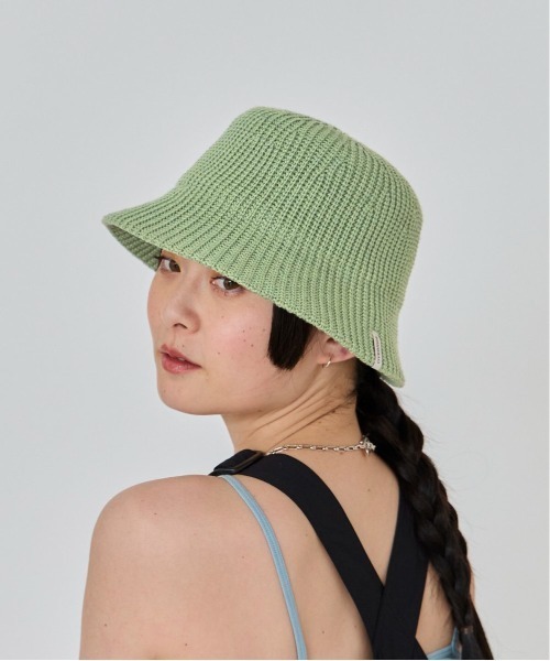 OVERRIDE（オーバーライド）の「OVERRIDE THERMO OGC RELAX HAT SG / オーバーライド（ハット・レディース・ライトグリーン/オフホワイト/ブラック・58cm）」の21枚目の写真