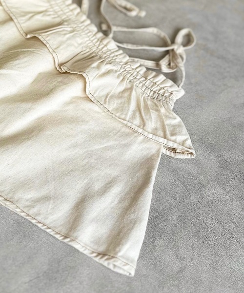 Life Support Products(ライフサポートプロダクツ)の「【COTTON from U.S.A】デニムキャミチュニック(90~150cm)(チュニック・キッズ・ネイビー/キナリ/ストライプ・100/150/140/130/120/110/90)」の9枚目の写真