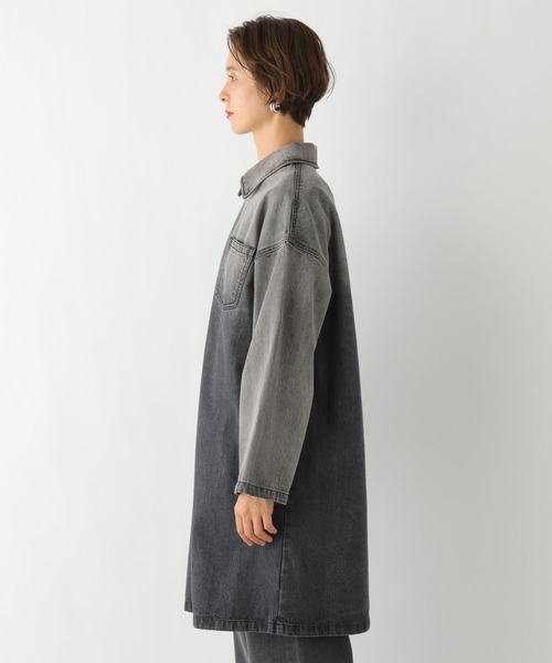 LEPSIM（レプシィム）の「デニムハーフジップチュニックワンピース　992087（ワンピース・レディース・チャコールグレー/ブルー・FREE）」の17枚目の写真