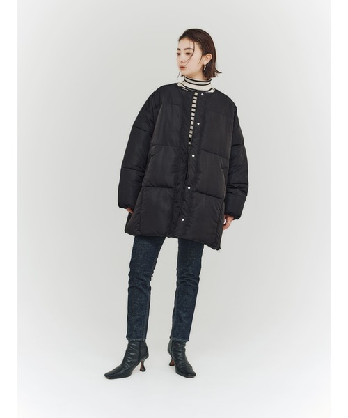 Vicente（ヴィセンテ）の「No collar down Tops set（ダウンジャケット 