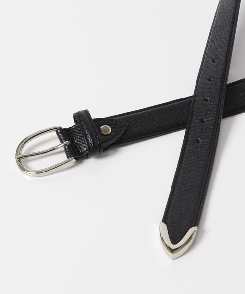 URBAN RESEARCH DOORS(アーバンリサーチドアーズ)の「LIFE STYLE TAILOR サフィアーノレザープンターレベルト(ベルト・メンズ・グレー/ブラウン/ブラック・FREE)」の10枚目の写真