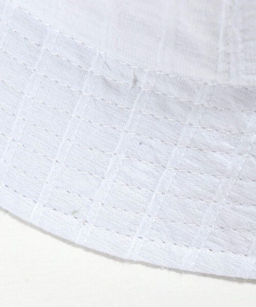 SLAP SLIP BABY（スラップスリップベビー）の「クマ耳クマさんフェイス日よけ付きハットベビー(46~48cm)（ハット・キッズ・ホワイト/ネイビー・48cm/46cm）」の12枚目の写真