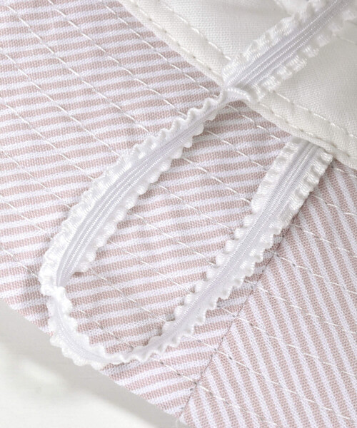 SLAP SLIP BABY（スラップスリップベビー）の「クマ耳クマさんフェイス日よけ付きハットベビー(46~48cm)（ハット・キッズ・ホワイト/ネイビー・48cm/46cm）」の15枚目の写真