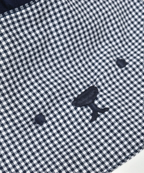 SLAP SLIP BABY（スラップスリップベビー）の「クマ耳クマさんフェイス日よけ付きハットベビー(46~48cm)（ハット・キッズ・ホワイト/ネイビー・48cm/46cm）」の20枚目の写真