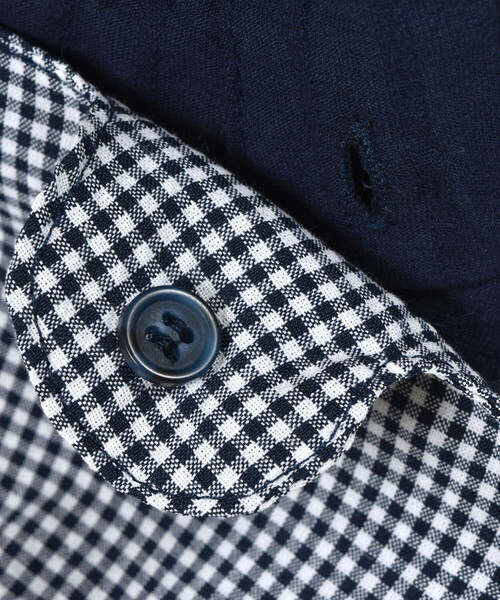 SLAP SLIP BABY（スラップスリップベビー）の「クマ耳クマさんフェイス日よけ付きハットベビー(46~48cm)（ハット・キッズ・ホワイト/ネイビー・48cm/46cm）」の21枚目の写真