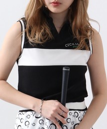 ノースリーブポロ