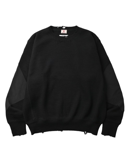 NEXUSVII ダメージニット R.W DAMAGED KNIT NEXUSVII（ネクサスセブン）の「R.W DAMAGED KNIT（ニット/セーター