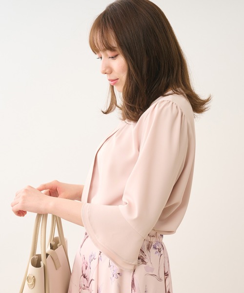 LAISSE PASSE - 【値下げ新品未使用】レッセパッセ  シアーカラー七分袖ブラウス 未使用】レッセパッセ シアーカラー7分袖ブラウス （LAISSE