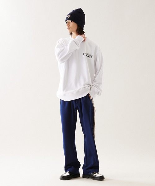 JOURNAL STANDARD(ジャーナルスタンダード)の「【ZOZO限定】MISHIMA MART SWEAT / ミシママート スウェット(スウェット・メンズ・ホワイト系その他2/ホワイト×グリーン/ホワイト系その他3/ホワイト×ネイビー・M/L/XL)」の14枚目の写真