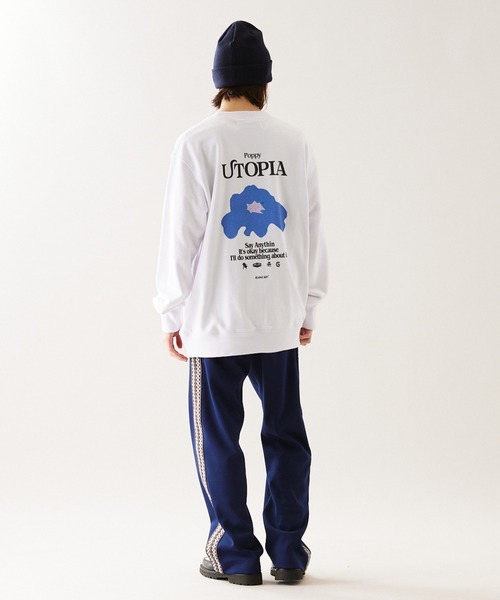 JOURNAL STANDARD(ジャーナルスタンダード)の「【ZOZO限定】MISHIMA MART SWEAT / ミシママート スウェット(スウェット・メンズ・ホワイト系その他2/ホワイト×グリーン/ホワイト系その他3/ホワイト×ネイビー・M/L/XL)」の16枚目の写真