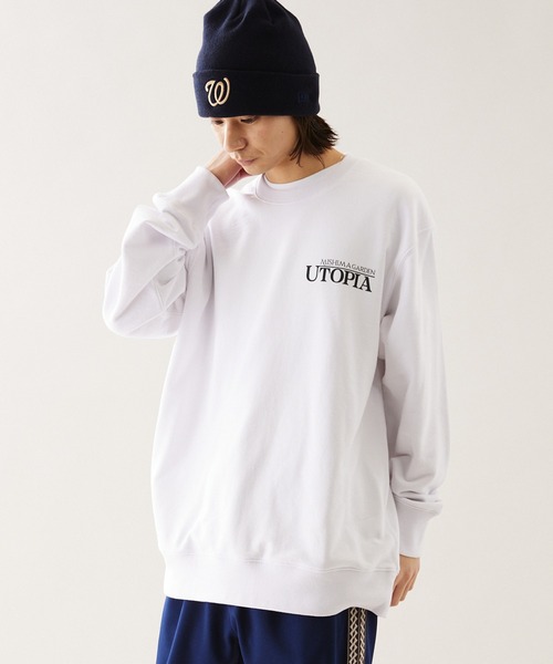 JOURNAL STANDARD(ジャーナルスタンダード)の「【ZOZO限定】MISHIMA MART SWEAT / ミシママート スウェット(スウェット・メンズ・ホワイト系その他2/ホワイト×グリーン/ホワイト系その他3/ホワイト×ネイビー・M/L/XL)」の19枚目の写真