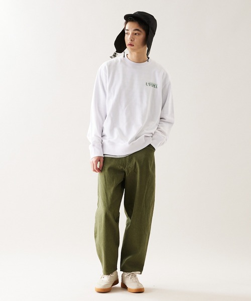 JOURNAL STANDARD(ジャーナルスタンダード)の「【ZOZO限定】MISHIMA MART SWEAT / ミシママート スウェット(スウェット・メンズ・ホワイト系その他2/ホワイト×グリーン/ホワイト系その他3/ホワイト×ネイビー・M/L/XL)」の22枚目の写真