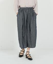 リネンワイドサルエルパンツ