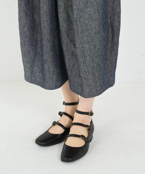 conges payes ADIEU TRISTESSE（コンジェ ペイエ アデュートリステス）の「リネンワイドサルエルパンツ（その他パンツ・レディース・ライトグリーン/ネイビー/ベージュ/ストライプ・38）」の21枚目の写真