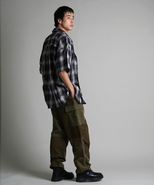 JACKROSE(ジャックローズ)の「JE-CHECK SHIRT SS(シャツ/ブラウス・メンズ・ブラック系2/ブラック/ベージュ・M/L)」の17枚目の写真