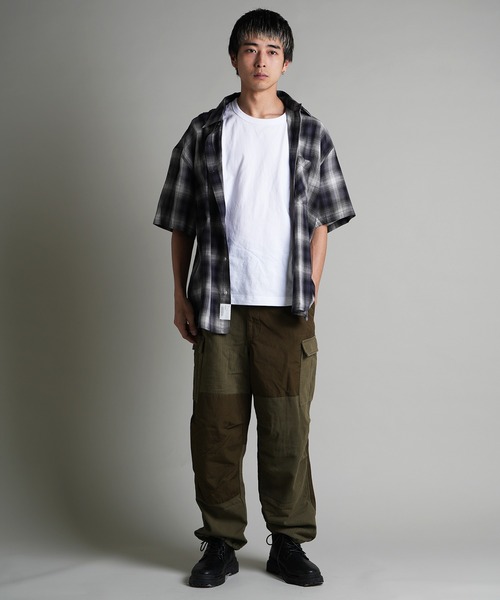 JACKROSE(ジャックローズ)の「JE-CHECK SHIRT SS(シャツ/ブラウス・メンズ・ブラック系2/ブラック/ベージュ・M/L)」の21枚目の写真